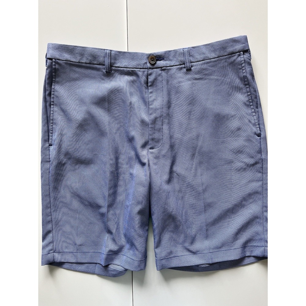 Cool 18 Pro Golf Shorts - Blue/White -‎ Size 36 - Polyester